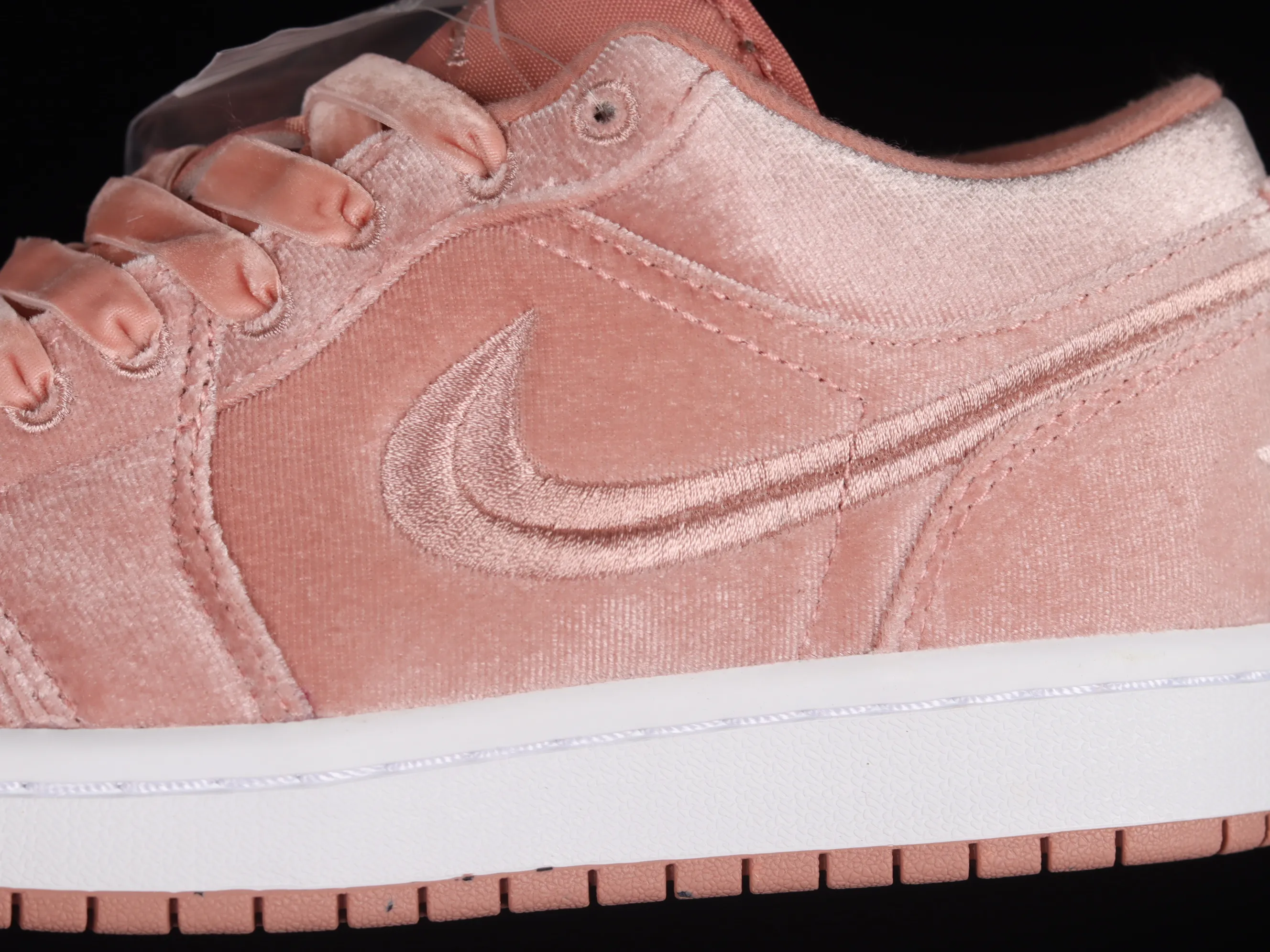 All categories Air Jordan Jordan series basketball shoes Air Jordan 1 Low G version pure original Air Jordan 1 Low "Pink Velvet" AJ1 Joe 1 velvet pink low-top basketball shoes DQ8396-600